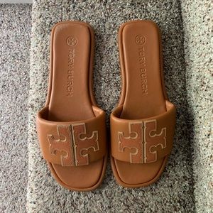 Tory Burch double T sport slide